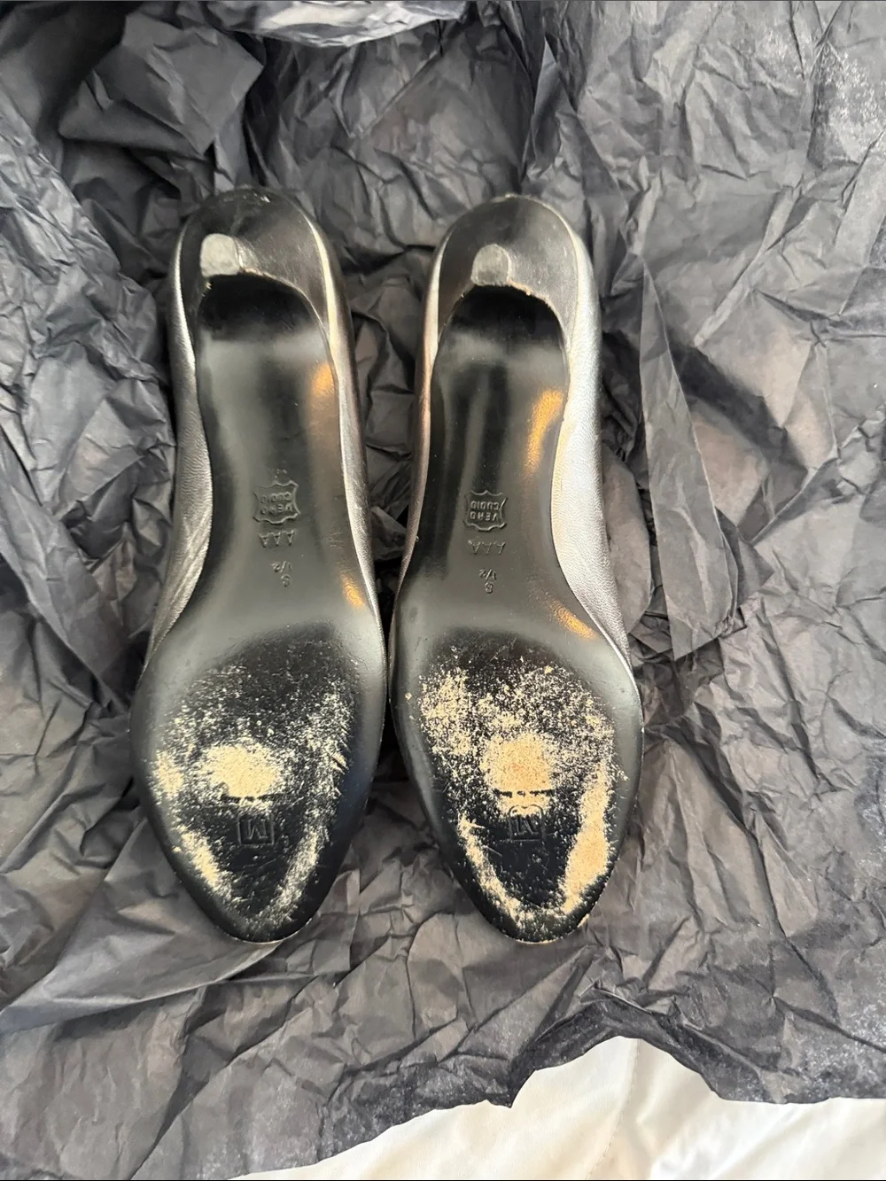 Bruno Magli Metallic Silver Bow Peep-Toe Heels